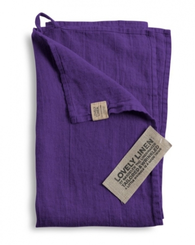 Abtrocknen- & Geschirrtücher von Lovely Linen in aubergine