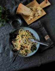 Lovely Linen LOVELY Tischdecke graphit_Petit Pont