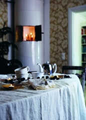 Exklusive Tischdecken mit Stil in hellgrau von Lovely Linen