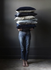 Dekokissen mit Fransen Dekokissen mit Fransen