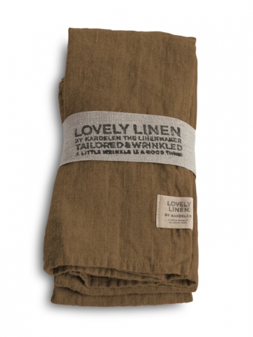 Leinen Serviette Almond von Lovely Linen