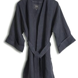 Kimono von Lovely Linen in graphit