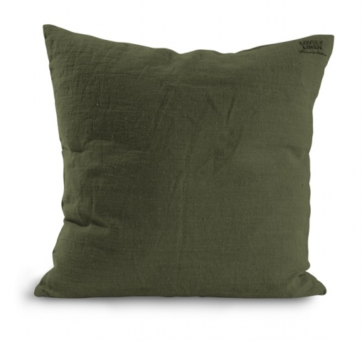 Moderne Sofakissen von Lovely Linen in jeep-green