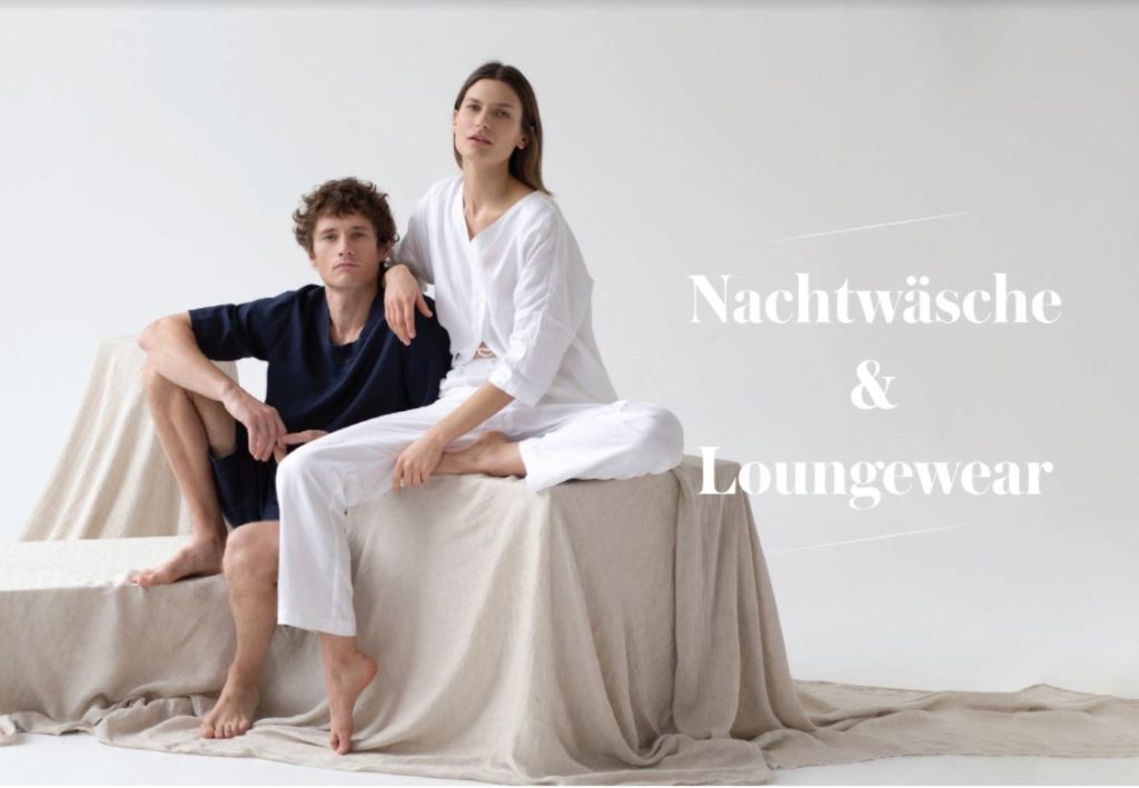 Nachtwaesche und Loungewear aus Leinen
